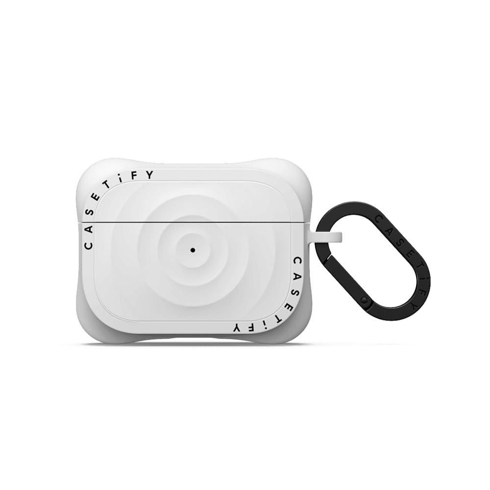 CASETiFY Ripple Airpods Pro (1st/2nd Gen) Case with Ring - White