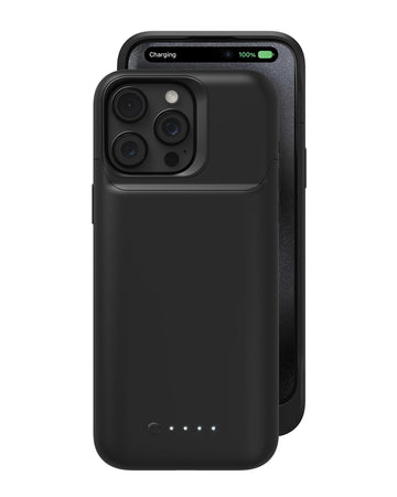 mophie Juice Pack iPhone 15 Pro Max Battery Case - Legendary Power & Protection - Up to 50% Extra Battery, 6ft Drop Safety, Eco-Friendly Design, Black