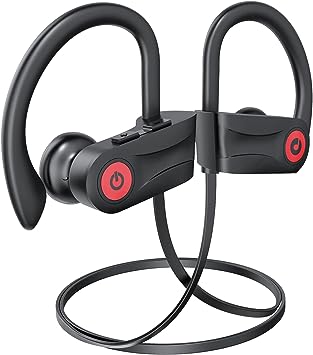 Wireless Bluetooth Headphones - Powerful Bass, Long Playtime (Black)