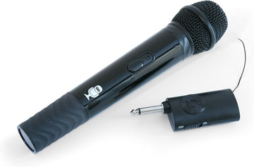 Portable Wireless Karaoke Microphone, Singing Machine SMM107, Black