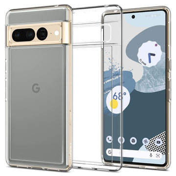 Spigen Ultra Hybrid [Anti-Yellowing Technology] Designed for Pixel 7 Pro Case (2022) - Crystal Clear