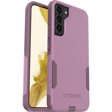 OtterBox Galaxy S22+ Commuter Series Case - Maven Way, Slim & Tough, Pocket-Friendly, with Port Protection Pink