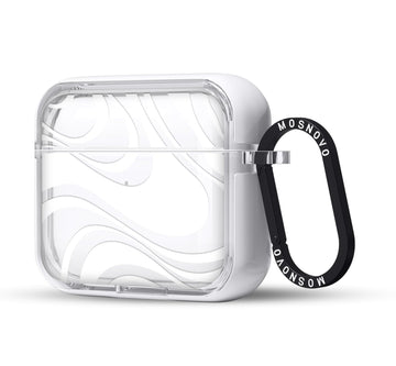 MOSNOVO Case for Airpods 1 & Airpods 2, Protective Clear Case with Shockproof Dual Layer Hard Luxe Metal Ring Designed for AirPods 1&2 Generation - Pop Culture