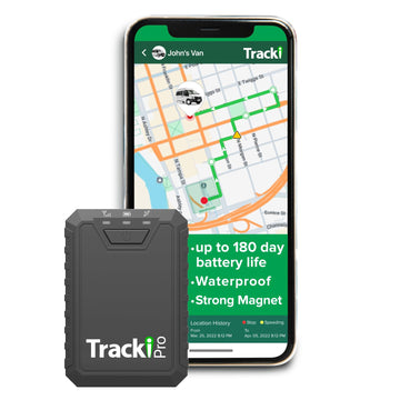 Tracki Pro GPS Tracker for Vehicles, USA made tech. Up to 7 Months Batt. Waterproof Magnetic 4G LTE Long Battery Life 2-7 Month, Unlimited Distance, Subscription Required, Multi Alerts, Hidden Tracker