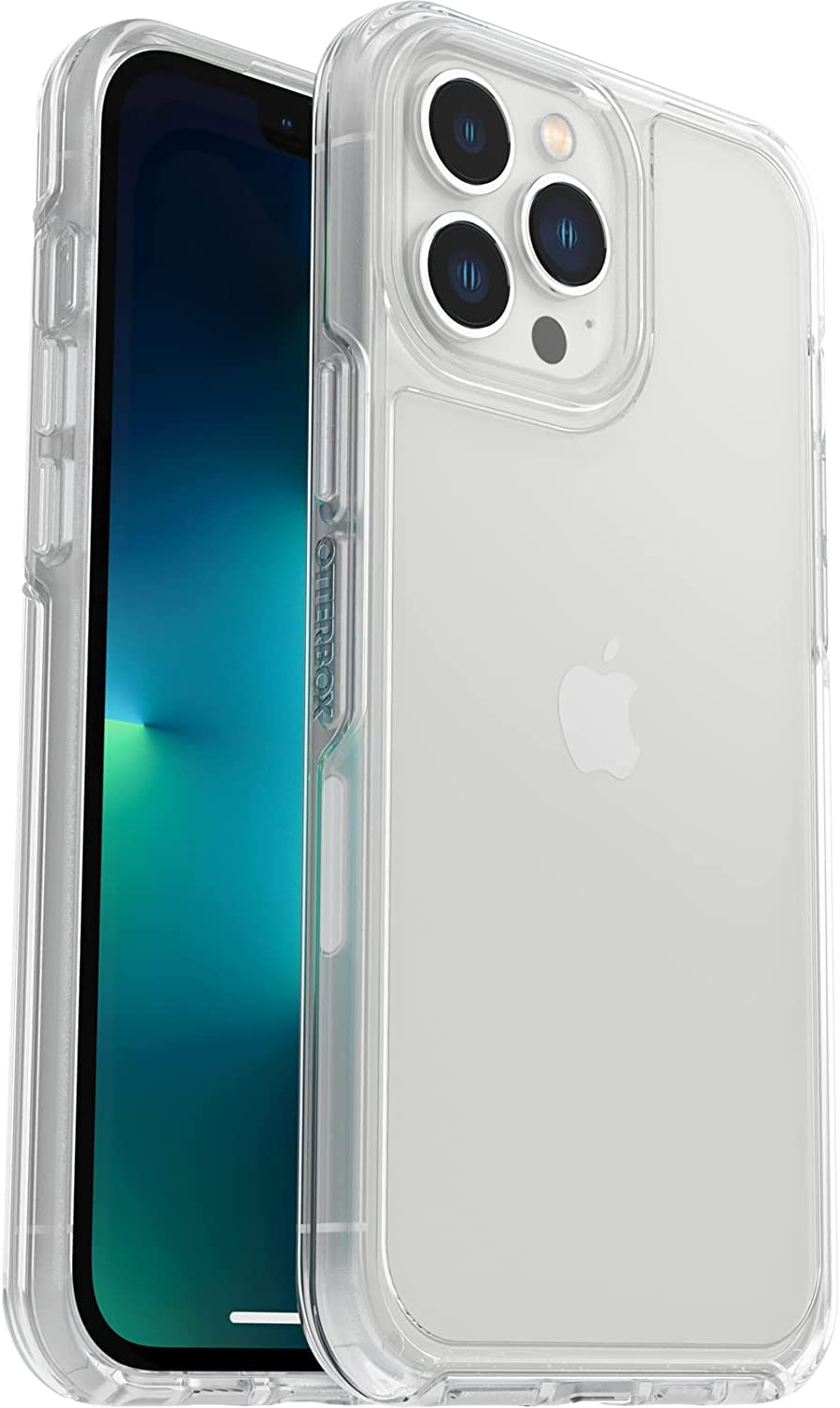 OtterBox iPhone 13 Pro Max & iPhone 12 Pro Max Symmetry Series Case - Clear, Ultra-Sleek, Wireless Charging Compatible, Raised Edges Protect Camera & Screen