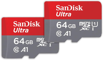 SanDisk 64GB Ultra microSDXC Memory Card 2-Pack with Adapter