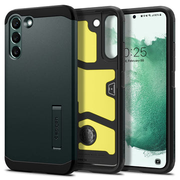 Spigen Tough Armor Designed for Galaxy S22 Plus Case (2022) - Abyss Green