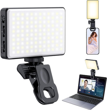 120 LED Rechargeable Selfie Light Clip