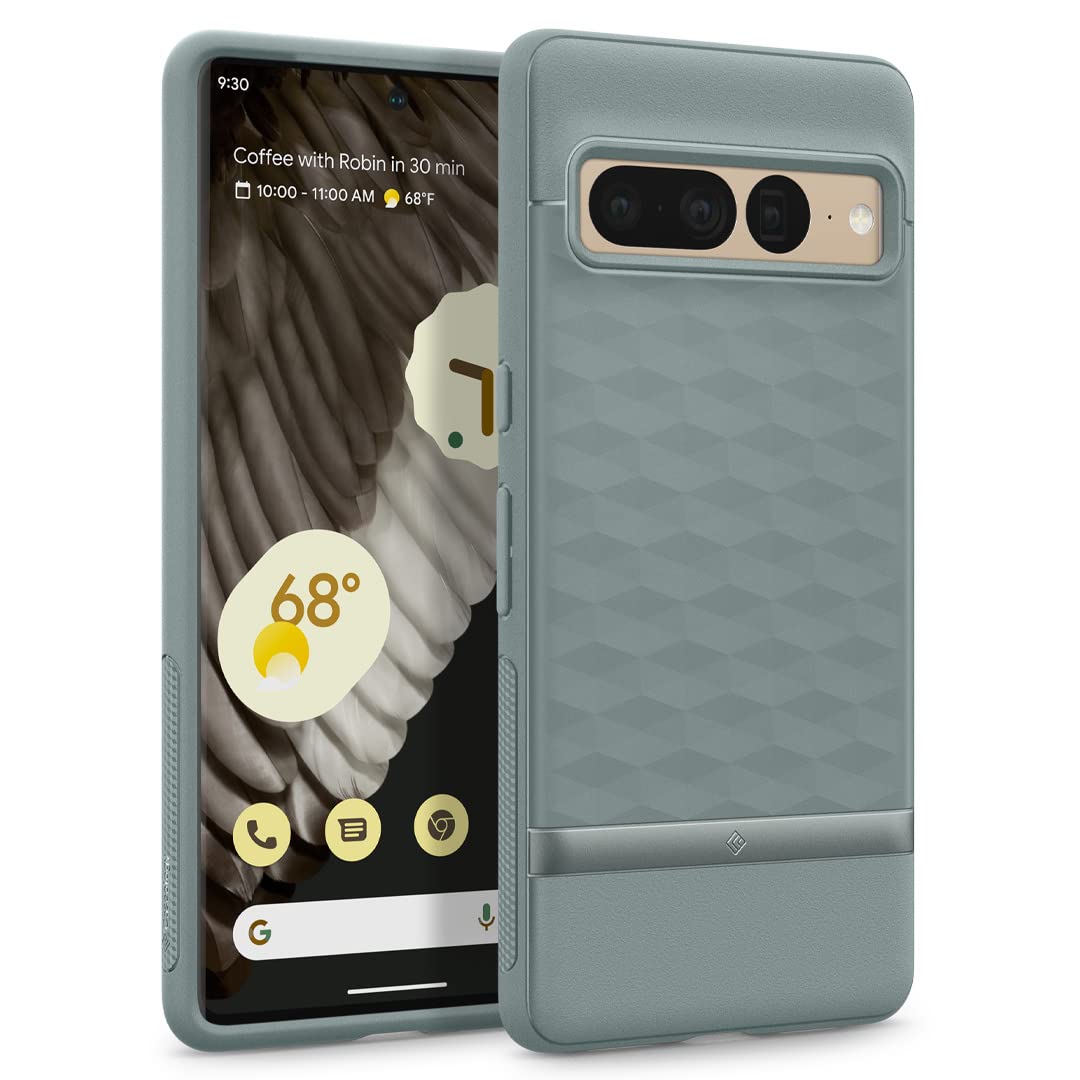 Caseology Parallax [Military Grade Drop Tested] Designed for Google Pixel 7 Pro Case (2022) - Sage Green