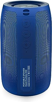 Wireless Bluetooth Speaker - Waterproof, Dual Pairing, Long Playtime - Blue