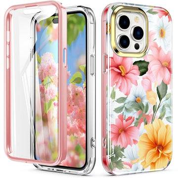 Cute Marble Case for iPhone 16 Plus 6.7 inch Built with Screen Protector, Lightweight and Stylish Full Body Shockproof Protective Rugged TPU Case for Women/Girls