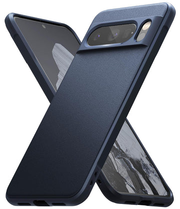 Ringke Onyx [Feels Good in The Hand] Designed for Google Pixel 8 Pro Case, Anti-Fingerprint Technology Prevents Oily Smudges Non-Slip Enhanced Grip Precise Cutouts for Camera - Navy