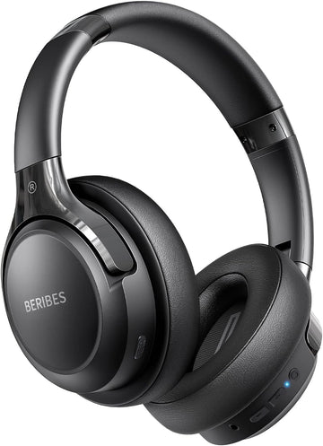 65H Playtime Bluetooth Headphones Over Ear Black with 6 EQ Modes