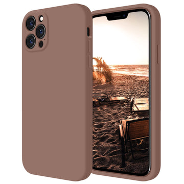 Cordking Compatible with Case for iPhone 11 Pro Max Case, Silicone [Camera Protecion] Upgraded Phone Case with Soft Anti-Scratch Microfiber Lining, 6.5 inch Light Brown