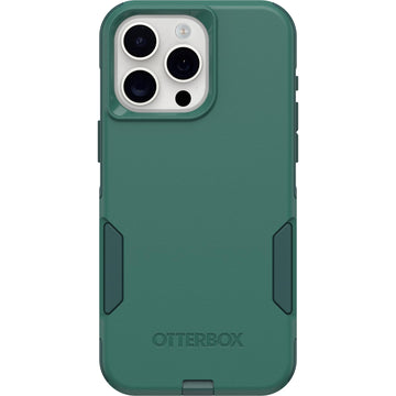 OtterBox iPhone 15 Pro MAX (Only) Commuter Series Case - Black, Slim & Tough, Pocket-Friendly, with Port Protection