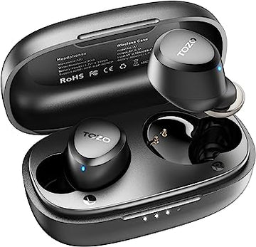 Lightweight Wireless Bluetooth Earbuds - Black