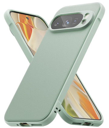 Ringke Onyx [Feels Good in The Hand] Designed for Google Pixel 9 Pro XL Case, Anti-Fingerprint Technology Prevents Oily Smudges Non-Slip Enhanced Grip Precise Cutouts for Camera - Mint