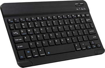 Ultra-Slim Bluetooth Keyboard for Apple iPad iPhone Samsung - 10 inch Black