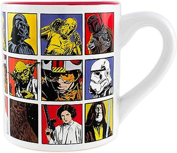 Star Wars Episode 4 Character Grid Ceramic Mug - 14 Ounces