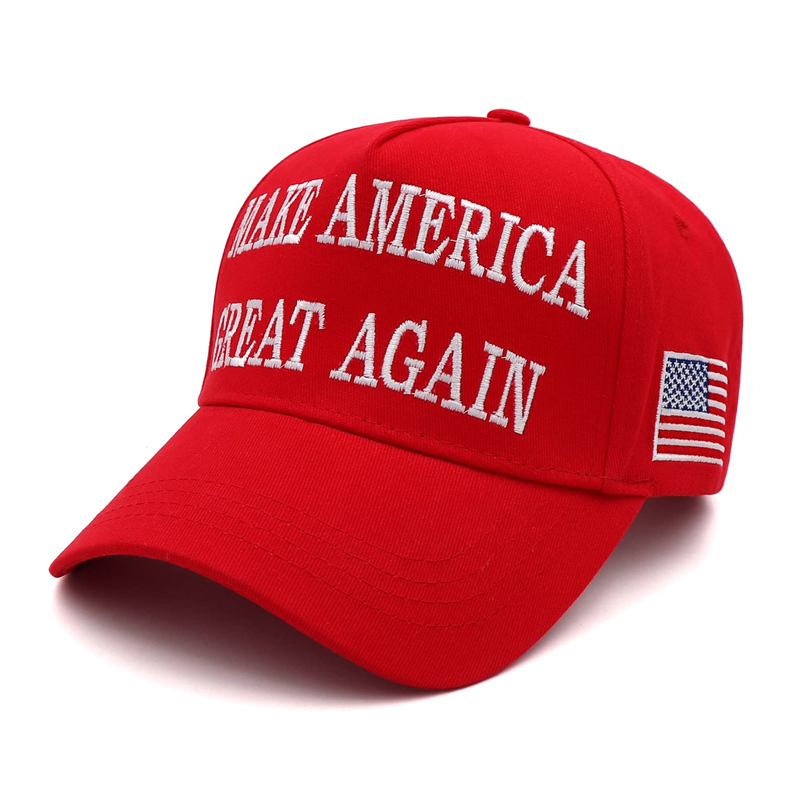 Trump 2024 Hat 45-47 MAGA Hat Make America Great Again Donald Trump Slogan with USA Flag Embroidery Adjustable Baseball Cap