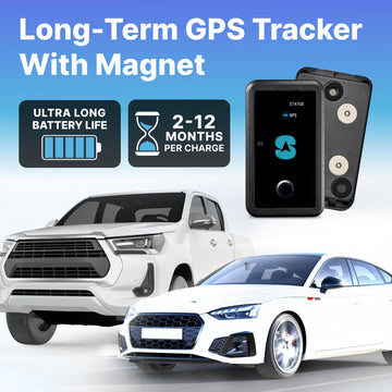 Spytec GPS MAX 12 Month Weatherproof Long Term Tracker w/Magnetic Mount for Cars, Vehicles, Loved Ones, Equipment, Trailers, RV - Unlimited Worldwide Real-Time GPS Tracking - Low Cost Plan