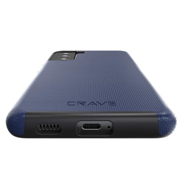 Crave Dual Guard for Galaxy S21+ Case, Shockproof Protection Dual Layer Case for Samsung Galaxy S21 Plus, S21+ 5G (6.7 inch) - Navy