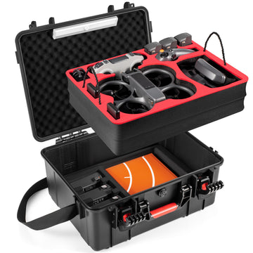 STARTRC Avata 2 Case,Waterproof Carrying Hard Case for DJI Avata 2 Fly More Combo with DJI Goggles 3/RC Motion 3/FPV Remote Controller 3,Battery Charging Hub,FPV Drone