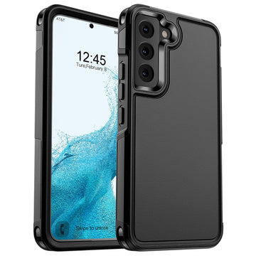 Designed for Samsung Galaxy S22 Case,12 FT Military Grade Drop Protection,Dual Layer Heavy Duty Protective Cover Shockproof with Non-Slip Phone Case for Galaxy S22 6.1 inch,Black