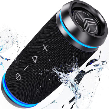 360° HD Surround Sound Speaker - 30W Stereo, IPX6 Waterproof, Portable