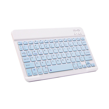 Ultra-Slim Bluetooth Keyboard for Apple iPad iPhone Samsung - 10 inch Blue