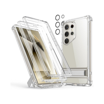 ESR Clear Armor for Samsung Galaxy S24 Ultra - Kickstand Case, Military-Grade Protection