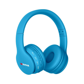 Kids Bluetooth Headphones Foldable Volume Limit 85dB/110dB - Blue