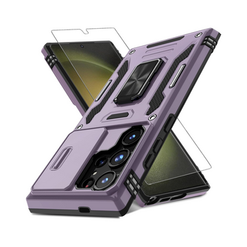 DEERLAMN Deep Purple Galaxy S24 Ultra Case