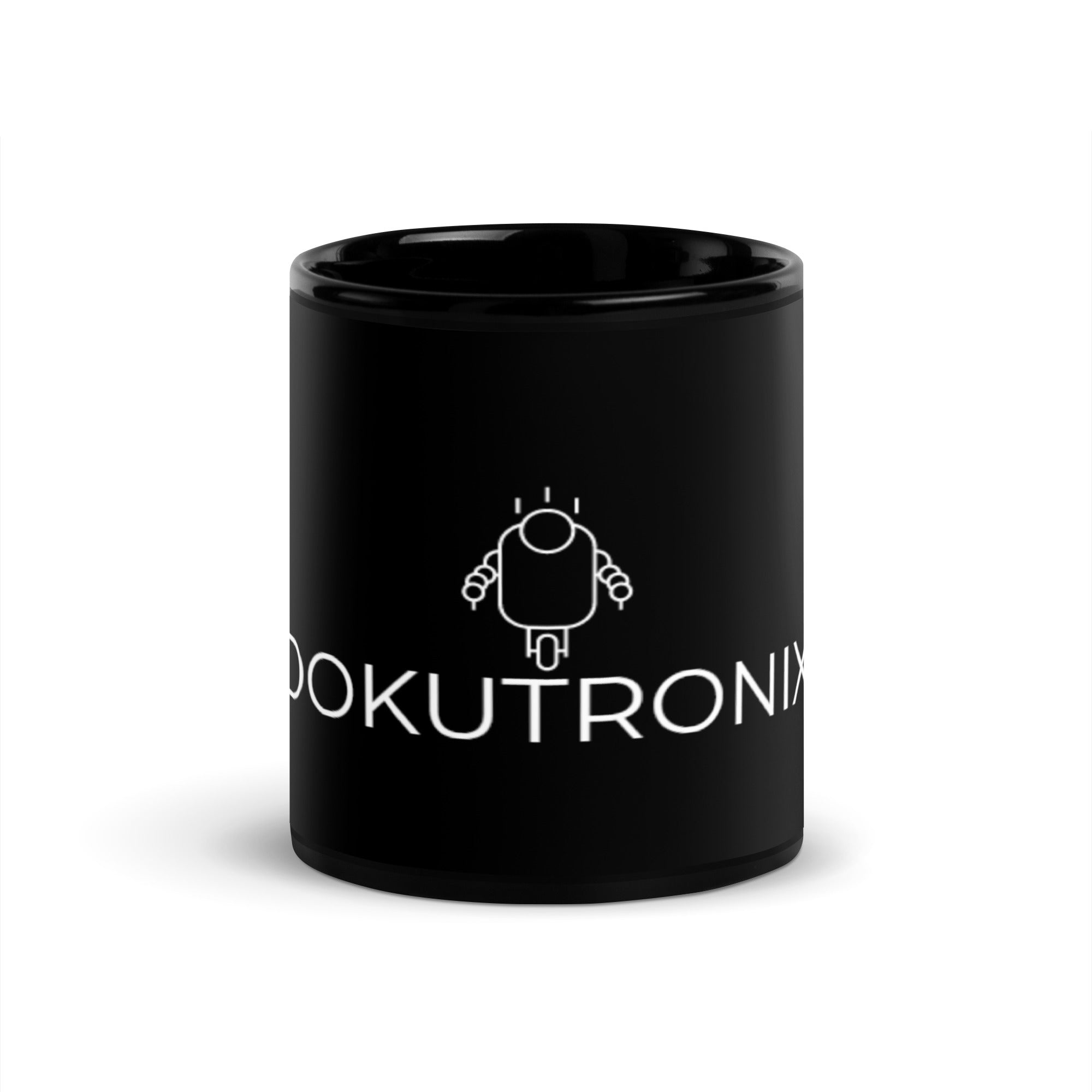 Dokutronix Black Glossy Mug