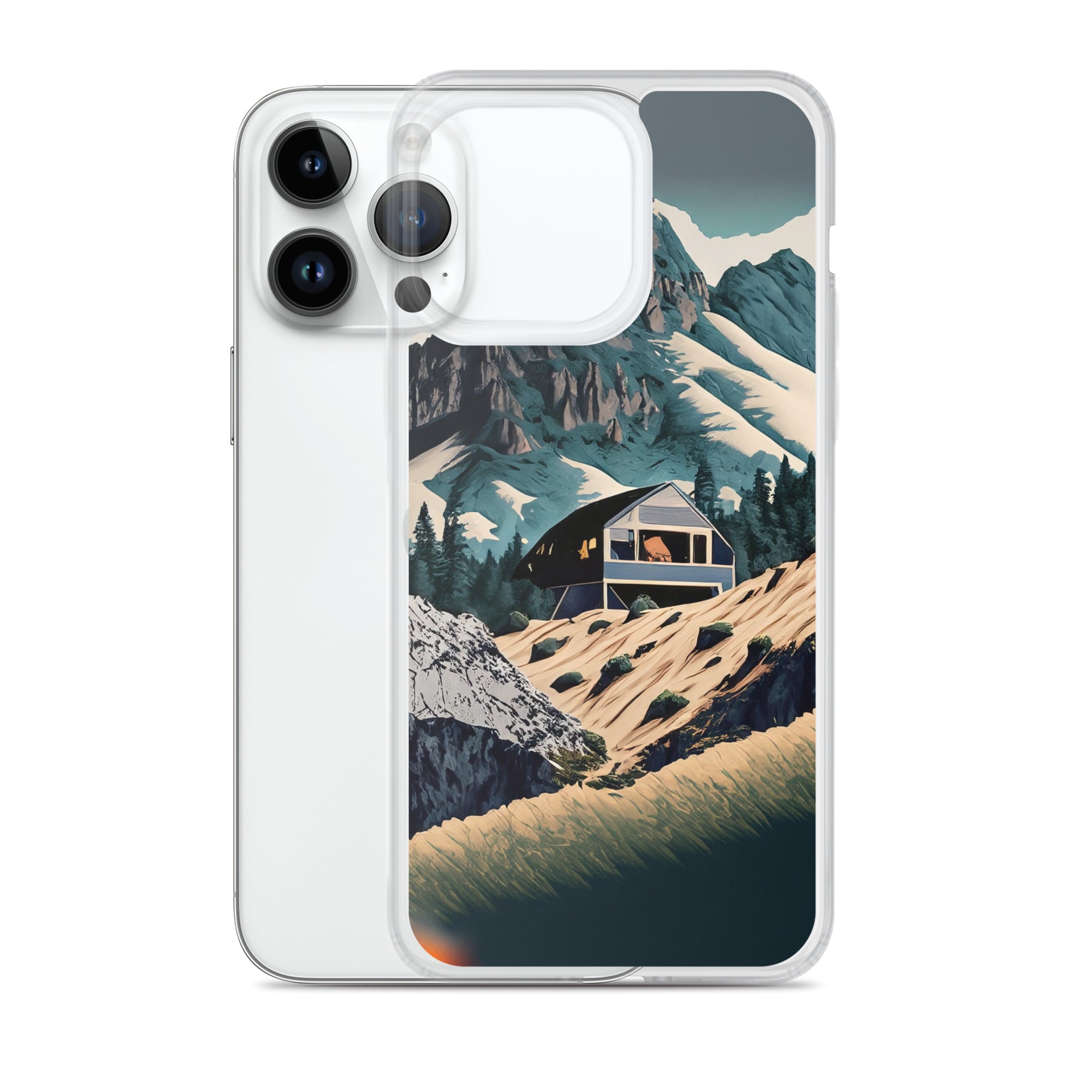 Alpine Cabin Clear Case for iPhone®