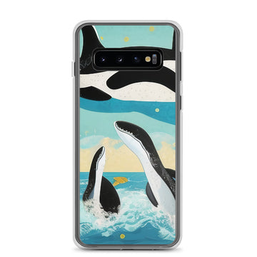 Happy Whales Clear Case for Samsung®