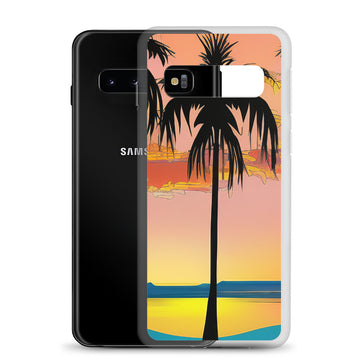 Coconut Sunset Clear Case for Samsung®