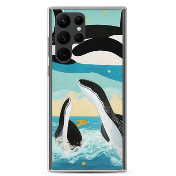 Happy Whales Clear Case for Samsung®