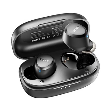 Lightweight Wireless Bluetooth Earbuds - Black