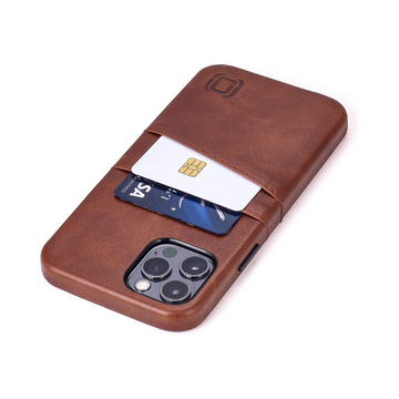 Wallet Case for iPhone 12 & iPhone 12 Pro: Metal Plate & 2 Card Holders