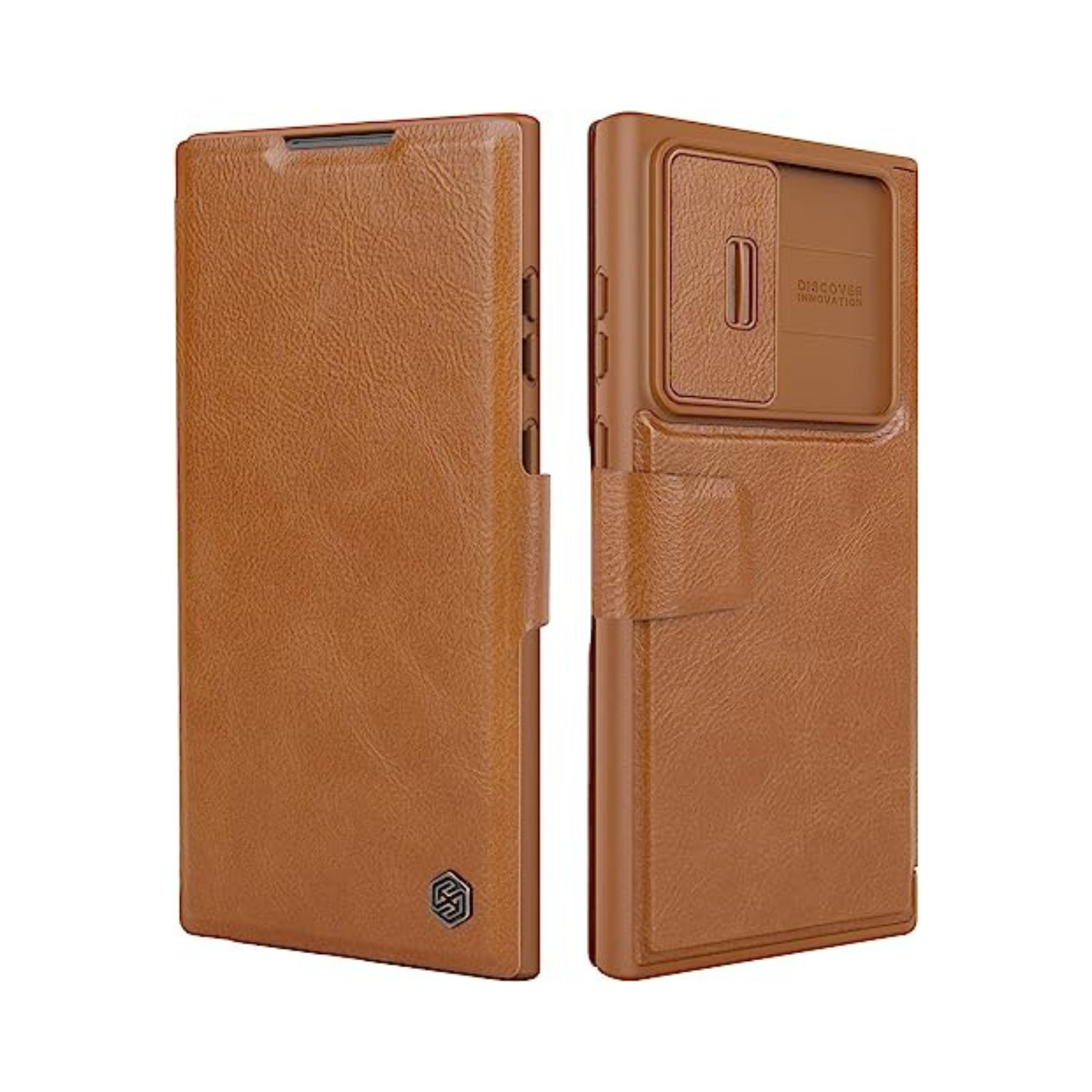 Nillkin Samsung S23 Ultra Wallet Case - Brown