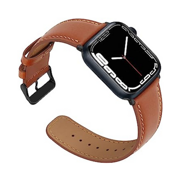 Anlinser Leather Bands Compatible with Apple Watch - Brown