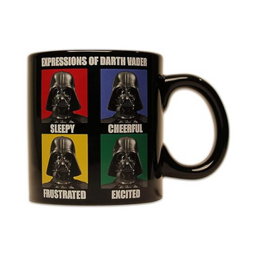 Star Wars Darth Vader Expressions Ceramic Coffee Mug - 14 Ounces