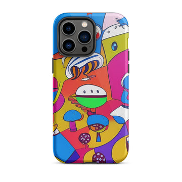 Mushroom Rave Tough Case for iPhone®