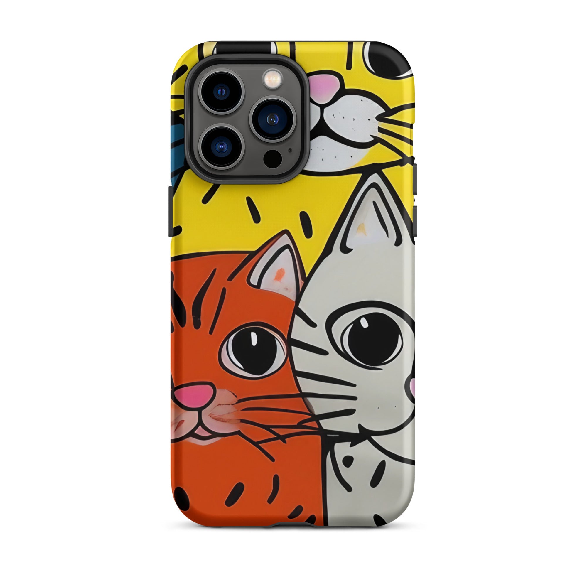 Three Kitties Tough Case for iPhone®