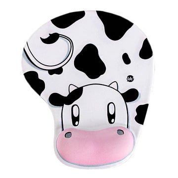 Cartoon Cow Ergonomic Mouse Pad